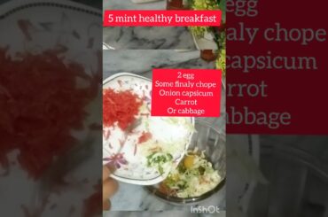 5 mint Healthy breakfast recipe