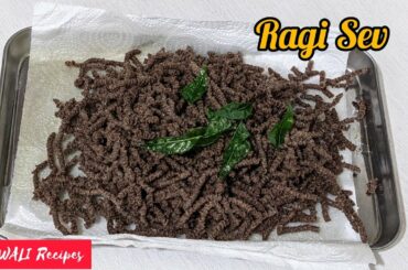 Healthy DIWALI Recipes: Ragi Sev Recipe in Tamil/ Easy Snacks Recipe/ Kara Sev Recipe in Tamil