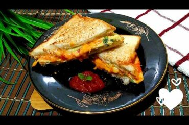 Healthy Breakfast Ideas With Egg Bread Cheese Sandwich||Cheese Egg Toast Breakfast Recipes