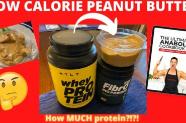 Greg Doucette's LOW CALORIE PEANUT BUTTER | HIGH PROTEIN Bodybuilding Meal Plan Recipe | 2X PORTION