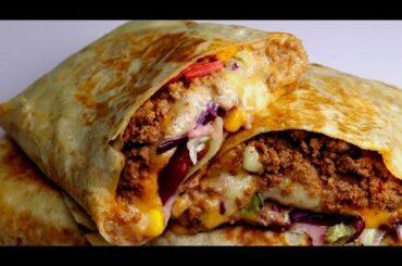 Beef Cheese Wrap,Beef burrito By Recipes of the World