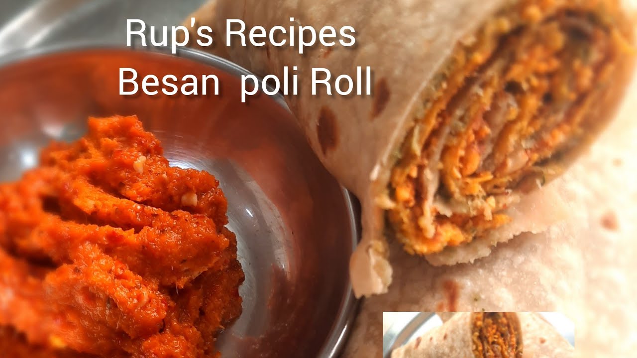Besan poli Roll by Rup's Recipes/Healthy Breakfast Recipe Besan poli Roll by Rup's Recipes/Healthy Breakfast Recipe