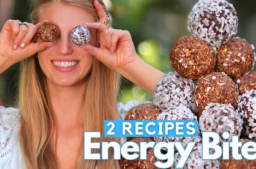Energy Bites | 2 Healthy Recipes | No Bake Recipe | Energy Balls
