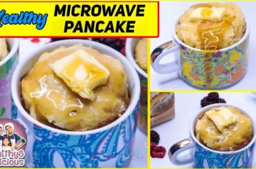 Microwave Mug PANCAKE Recipe (The Tastiest Healthy Mug Cake Recipe)