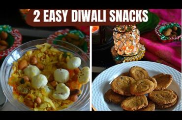 2 Easy Snacks Recipes | Quick Snacks Recipe | Instant Home Made Snacks | Diwali Snacks