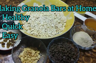 Healthy Granola Bars | How to Make Granola Bars at Home, Granola Bars Recipe, Healthy Winter Recipes