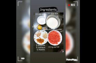 Gajar Halwa | Winter Delicacy | First Recipe | Healthy Recipes | Carrot Halwa | Easy Indian Dessert