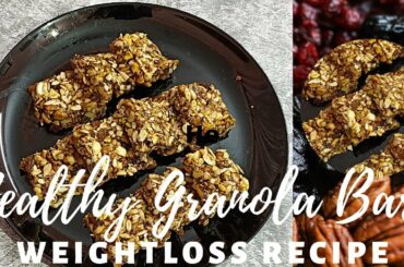 Healthy Granola Bar recipe in tamil | Protein energy bars | Weightloss recipe