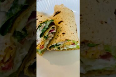 Easy And Healthy Tortilla Wrap| Lunch Recipe #Shorts