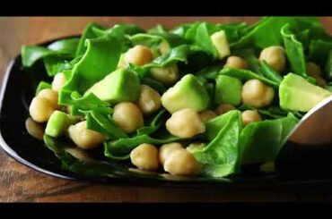 #short Spinach Chickpea Salad recipe - Healthy Salad Recipes