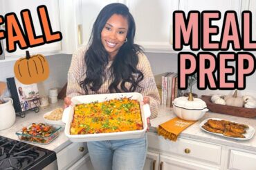 FALL MEAL PREP WITH ME | QUICK AND EASY MEALS // LoveLexyNicole