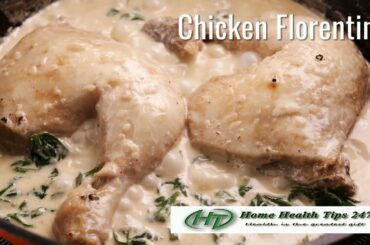 Lose Weight Healthy Recipes: Keto Chicken Florentine #shorts