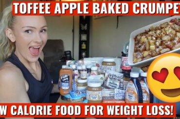 LOW CALORIE TOFFEE APPLE BAKED CRUMPETS + The Skinny Food Co Haul