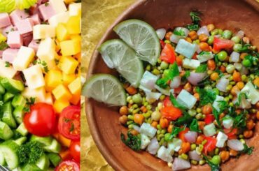 Protein salad recipe #weightloss #sproutssaladrecipe #easyfood #healthy #salad