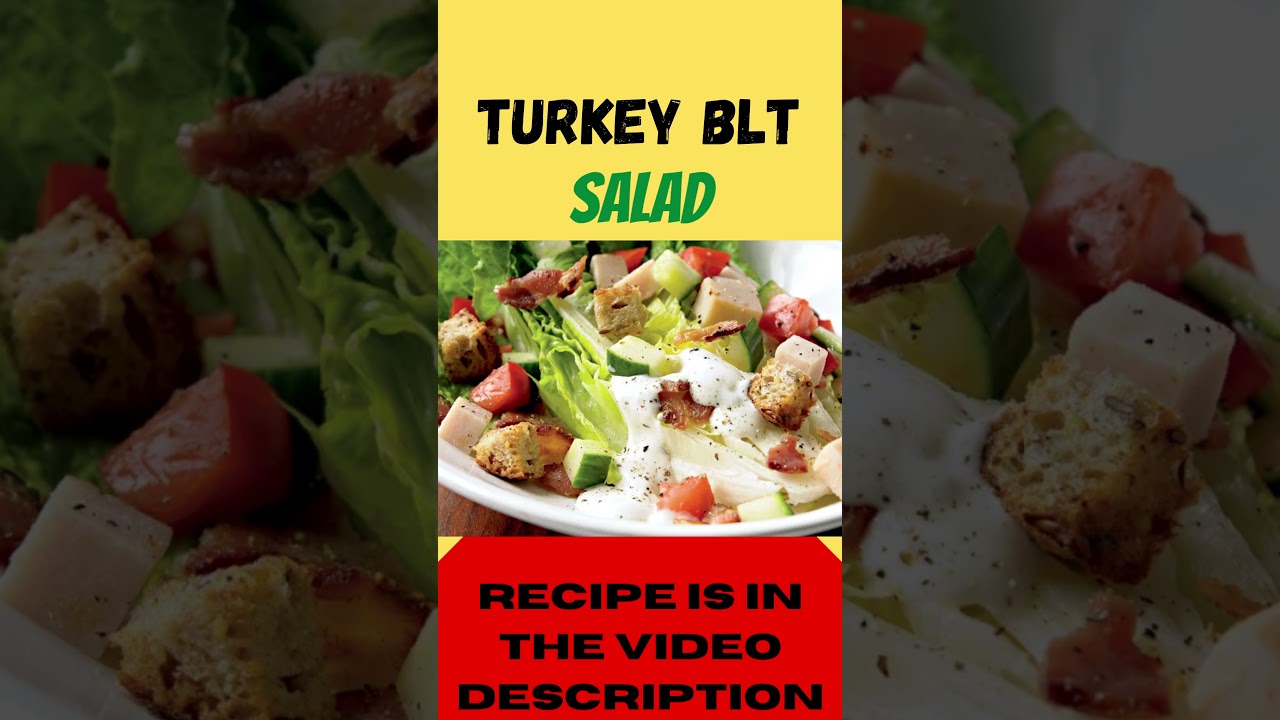 Best Healthy Recipes 2021 | Turkey BLT Salad Weight Loss | Best Healthy Recipes 2021 | Turkey BLT Salad Weight Loss |