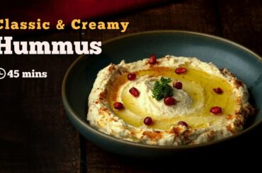Hummus | Pita Bread | Middle Eastern Dip |  Healthy Recipes | Middle Eastern Recipes | Cookd