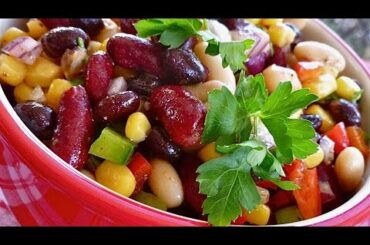 Red kidney beans salad //Kidney beans vegetable salad full of Nutrients //Healthy salad recipes
