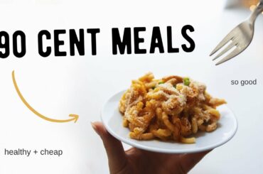 Vegan Budget Meals for under 2 Euros/Dollars (healthy & cozy recipes)