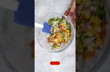 Sweet Corn Salad | Post Diwali Recipes #shorts #healthysalad #oilfree #vegan #glutenfree