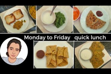 Monday to Friday healthy lunch recipes || delicious food || quick and easy recipes || my way recipes