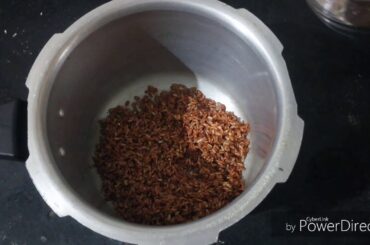 Healthy breakfast recipe | Red rice puttu | segapu arisi | puttu arisi