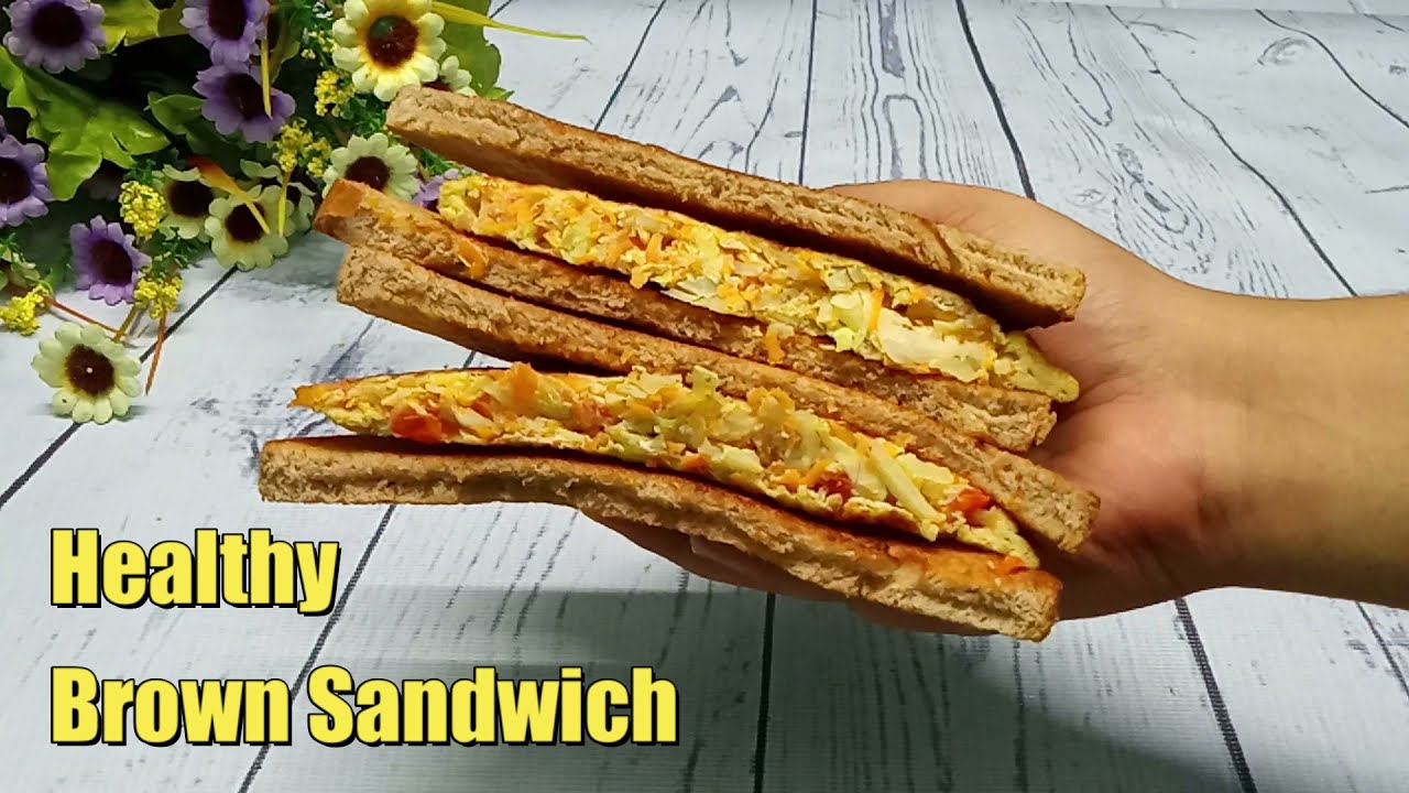 Healthy Brown Bread Sandwich | Healthy Breakfast Idea | Veg Sandwich by Let's Cook Easily | Healthy Brown Bread Sandwich | Healthy Breakfast Idea | Veg Sandwich by Let's Cook Easily |