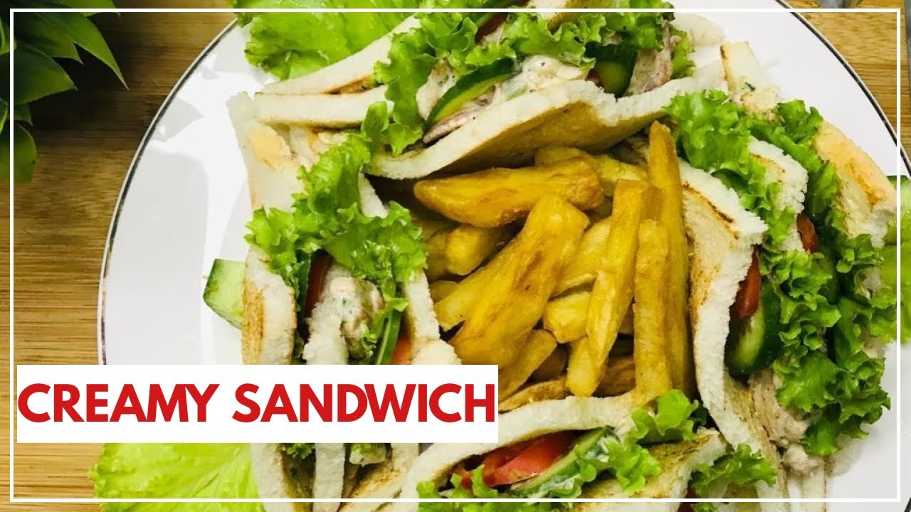 Creamy sandwich recipe without cheese | Evening snack recipe | Hi Tea recipe Creamy sandwich recipe without cheese | Evening snack recipe | Hi Tea recipe
