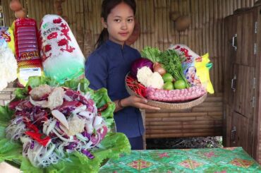 Cook noodles Sour sweet recipe with sausage | Healthy food cooking