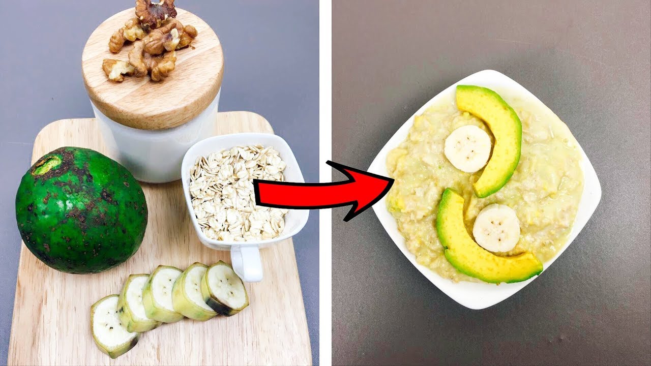 Healthy Oatmeal Recipes For Weight Loss | AVOCADO OATMEAL Healthy Oatmeal Recipes For Weight Loss | AVOCADO OATMEAL