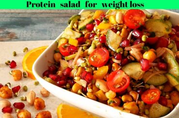 Protein salad for weight loss | Chick pea salad |weight loss recipe