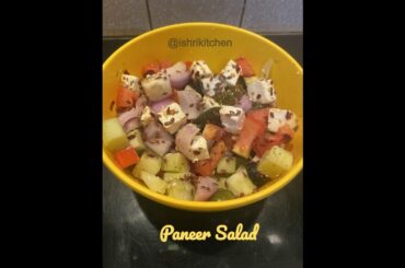 Paneer Salad | Salad Ideas | Paneer | Vegetables | Healthy| Easy to make | Ishri's Kitchen Recipe