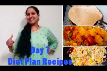 #Day7 Weight lose  Diet recipes|Healthy & weight lose recipes in Telugu