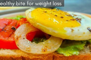 Open Egg Toast | Healthy Breakfast Ideas 2021 (For Weight Loss)