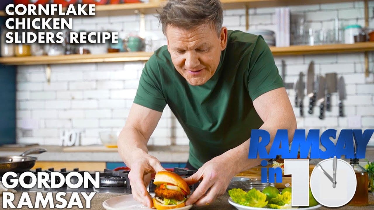 Gordon Ramsay Makes Spicy Cornflake Chicken Sliders in Under 10 Minutes Gordon Ramsay Makes Spicy Cornflake Chicken Sliders in Under 10 Minutes