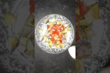 Baingan dry salad recipe| no oil protein loaded recipe #short