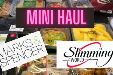 Mini M&S Haul | Slimming World friendly | Easy healthy lunch ideas | November 2021