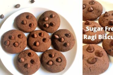 Eggless Ragi Biscuit | Sugarfree Biscuits | Healthy Recipes | Finger Millet  Biscuit