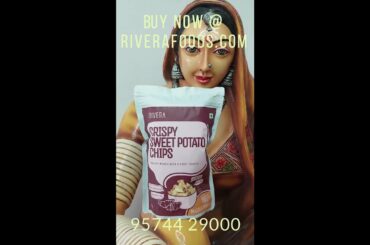 Healthy Potato-&-Sweet-Potato Chips | Healthy Recipes | Healthy snacks | Rivera food #chips #shorts