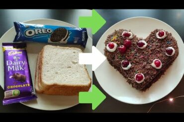 10 Minute Bread Cake With Oreo | Bread Cake Recipe Without Oven | No Bake Oreo Cake |Oreo Cake |Oreo