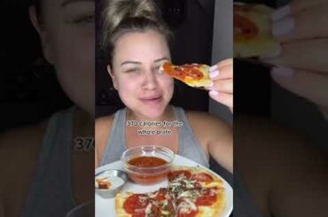 “Healthier” pizza! Omg this was so good!! #foodie #dinner #pizza #healthy recipes