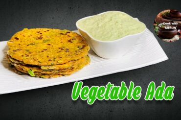 Vegetable Ada /Healthy Breakfast in 10 minutes/Easy Breakfast Recipe -Nutri Vegetable Roastie