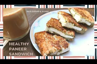 Super tasty and Healthy Paneer Sandwich Recipe | Breakfast Recipes | Shorts | Silvi Cooks & Vlogs