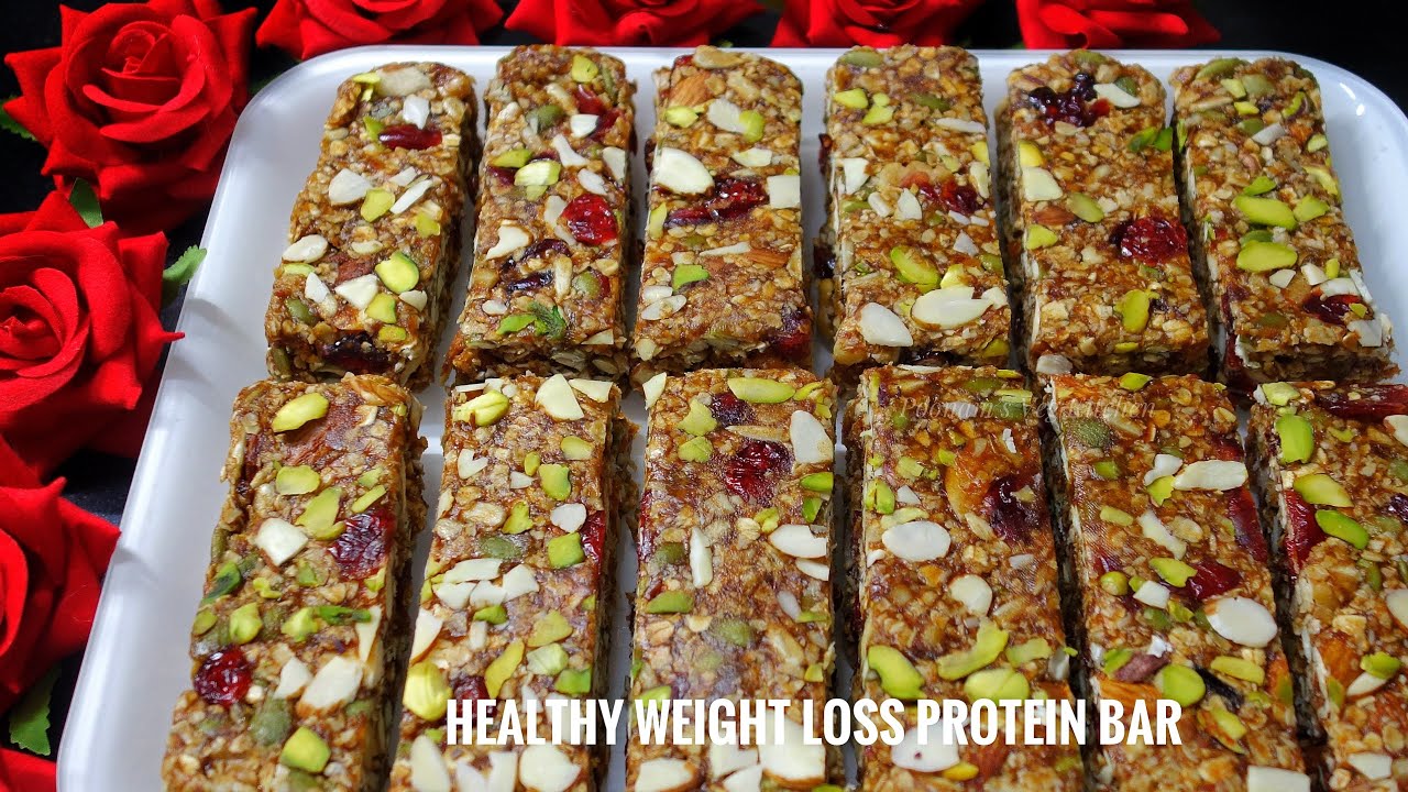 Healthy Weight Loss Oats Protein Bar with Dates, Almonds, Pumpkin Seeds, Apricots, Cranberries Healthy Weight Loss Oats Protein Bar with Dates, Almonds, Pumpkin Seeds, Apricots, Cranberries