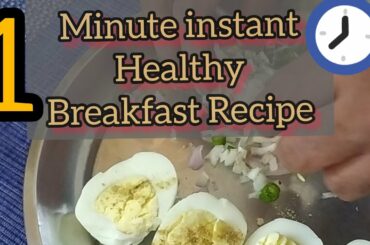 1 Minute Instant Healthy Breakfast Recipe Tips