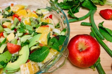 Kiwi Avocado salad recipe || quick, easy and healthy salad recipe