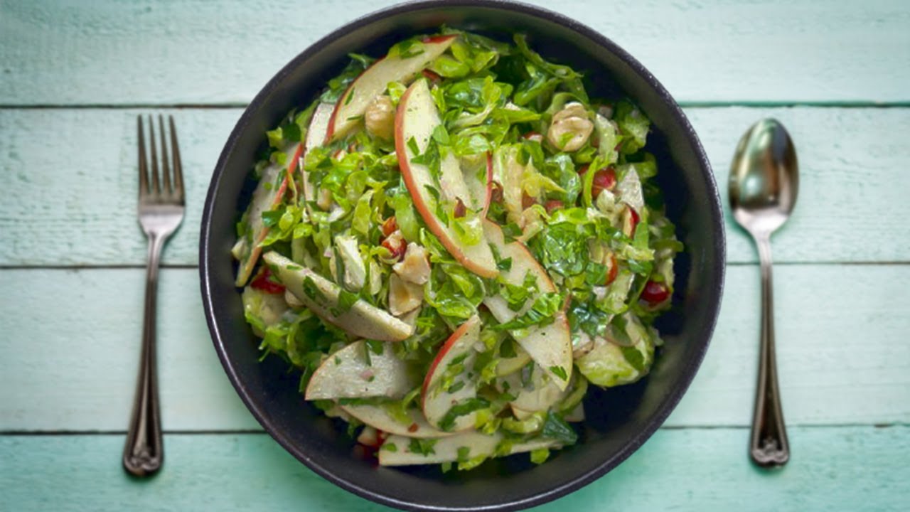 My favorite New Brussels Sprouts Salad Recipe | Healthy Recipe My favorite New Brussels Sprouts Salad Recipe | Healthy Recipe