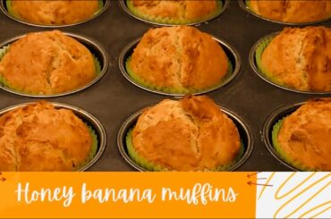 HONEY BANANA MUFFINS HEALTHY YOUR BANANA BAKED GOODS RECIPE | BANANA MUFFIN RECIPE|Arlyn Aquino Vlog