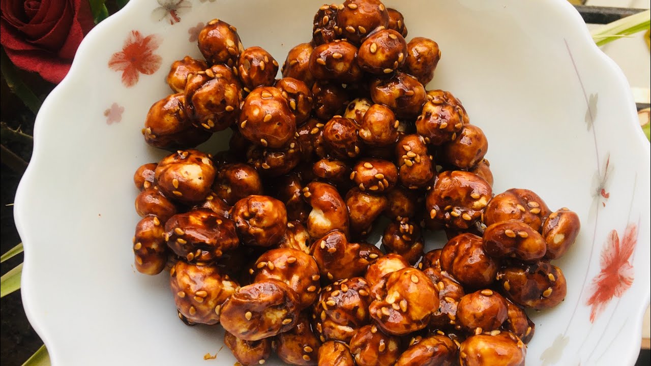 Caramelised Makhana/ healthy recipe/Makhana snack Recipes Caramelised Makhana/ healthy recipe/Makhana snack Recipes