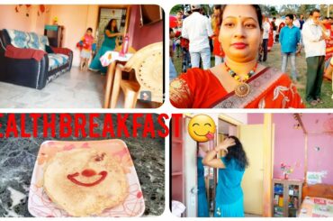 Indian housewife morning routine//kids special easy and healthy breakfast recipe//Bengali vlog
