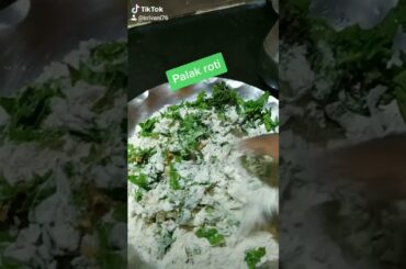 Palak roti,Green chapathi, Healthy recipe, Lunch box recipe#healthy #cooking ##shorts #